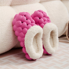 Soft Fleece House Shoes for Boys and Girls - Non Slip Bottom