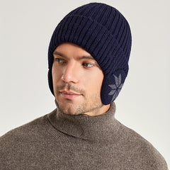Men's Knitted Protective Hat for Winter