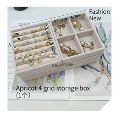 Elegant Jewelry Display Box - Organize Rings, Earrings, Bracelets & Necklaces