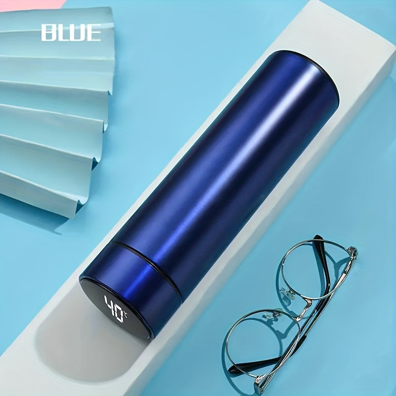 500ml Vacuum Insulated Stainless Steel Water Cup LED Display Touch Temp Sensor