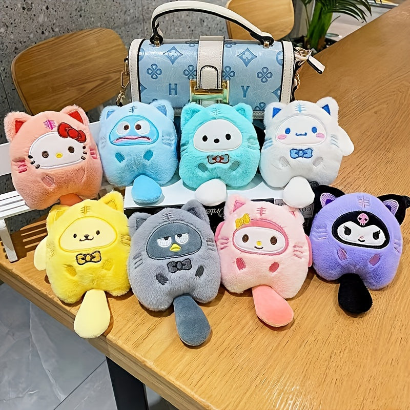 6" Soft Cartoon Anime Plush Keychain - Bag Charm Stuffed Animal