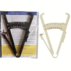 Plastic Body Fat Caliper Dual Scale 0-70mm Fat Clamp
