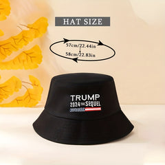Embroidery Bucket Hat Cotton Sunshade Fisherm