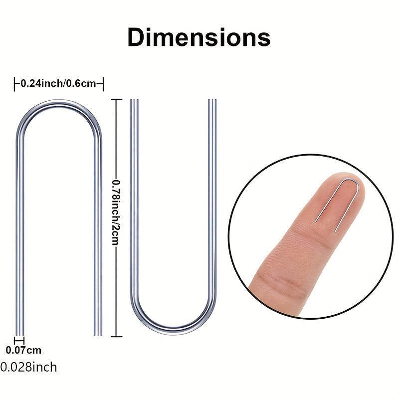 60pcs High Temp Wire Jump Ring U Hook Pendant Ceramic Trim Glass Fuse w/ Storage