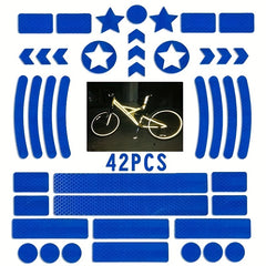 Reflective Stickers for Car Wheel Hub and Tire Rim - Enhance Roadway Safety
