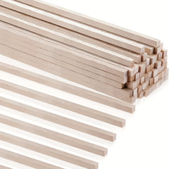 30pcs Balsa Wood Sticks 12 Inch Craft Square Wooden Dowel 1 4 Inch Thin Wood Str