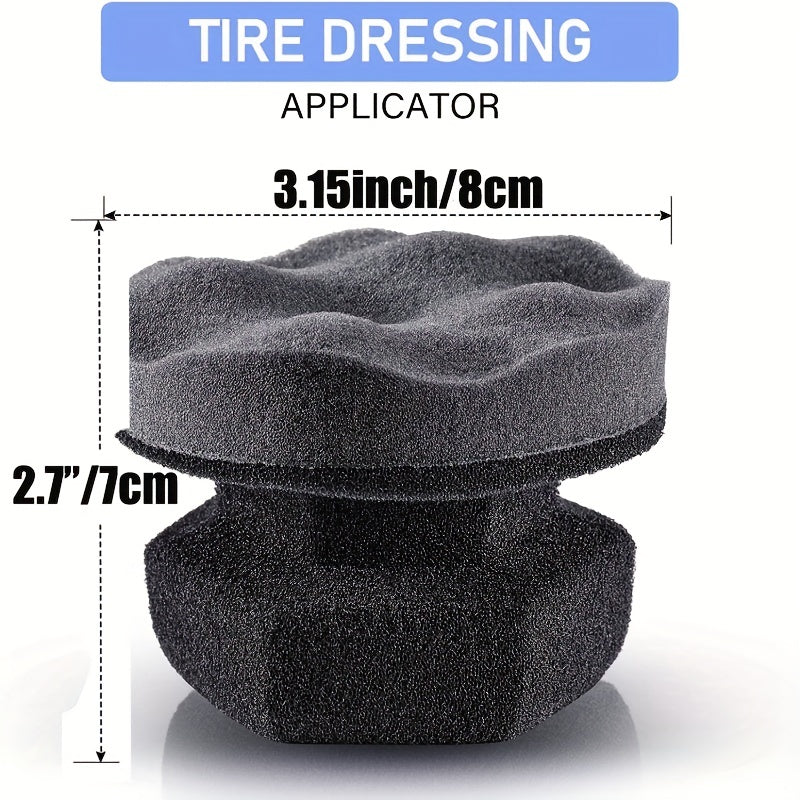 Tire Shine Applicator Pads for Car Detailing 3 Pack 15in