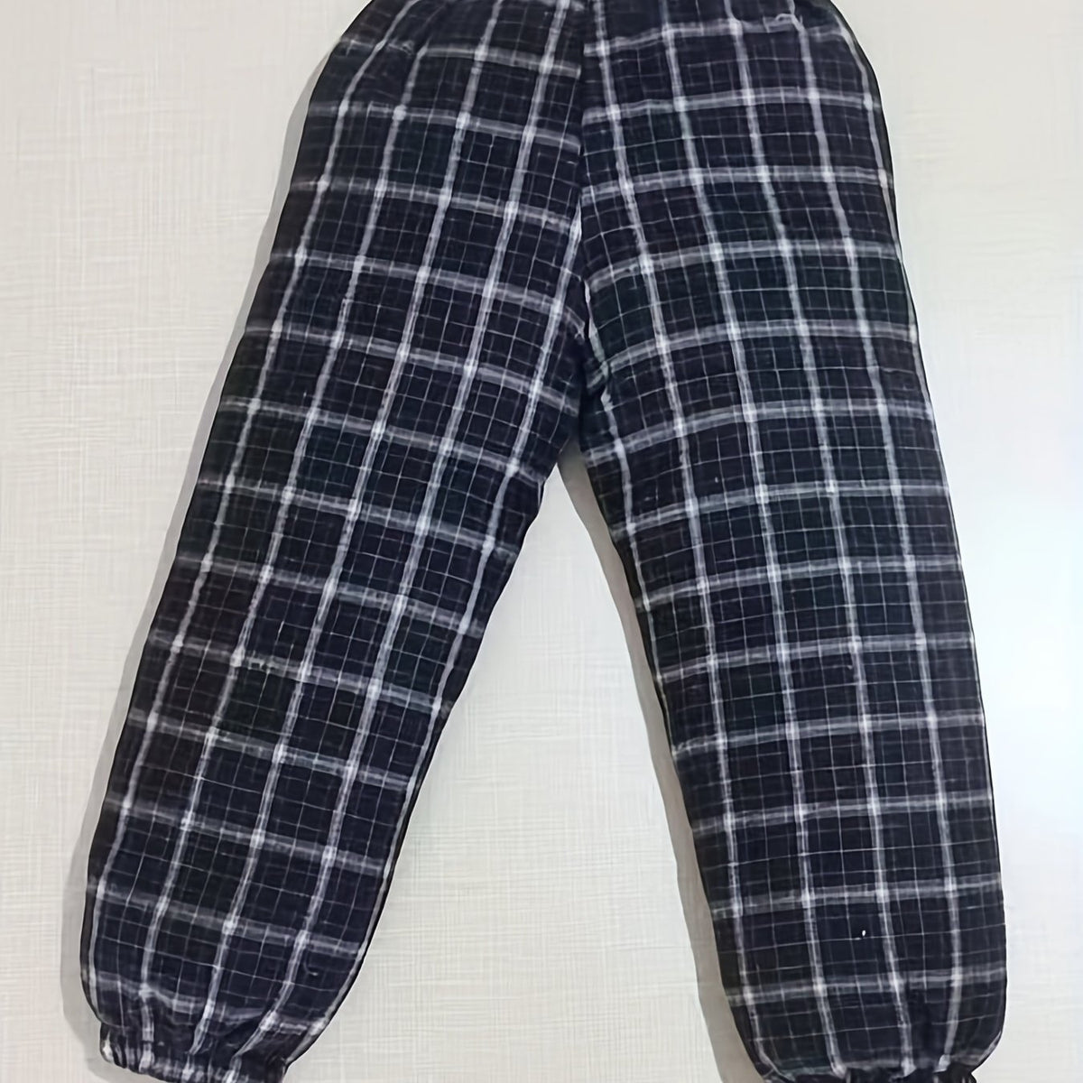 Boys Plaid Pants Bloomers Casual Loose fit Comfortable For Spring And Autumn