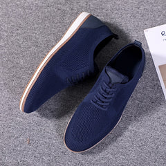 Men's Lace Up Knit Casual Shoes