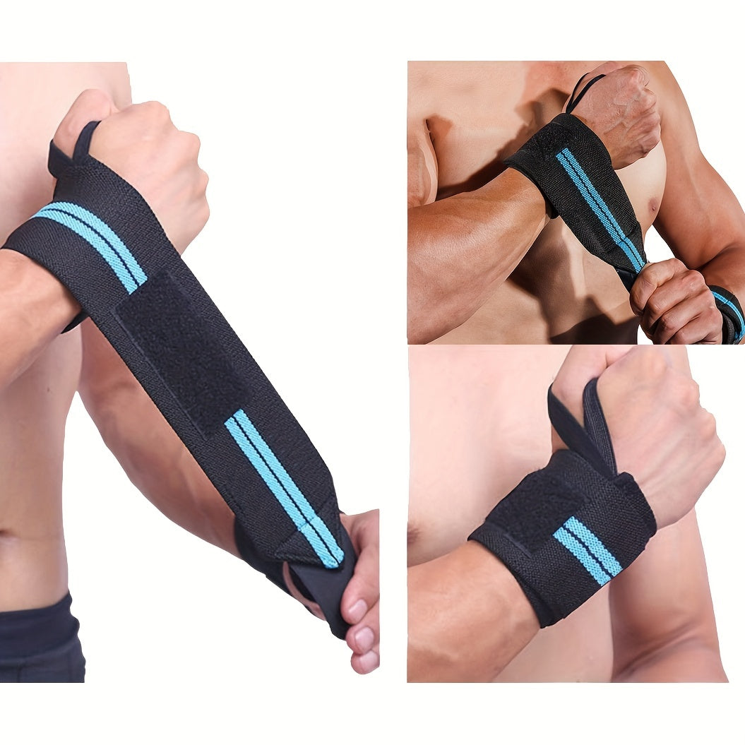Weightlifting Wrist Wraps Strength Training Gear with Thumb Loops