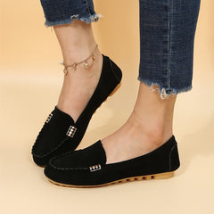 Soft Flat Loafers Lightweight Round Toe Shoes