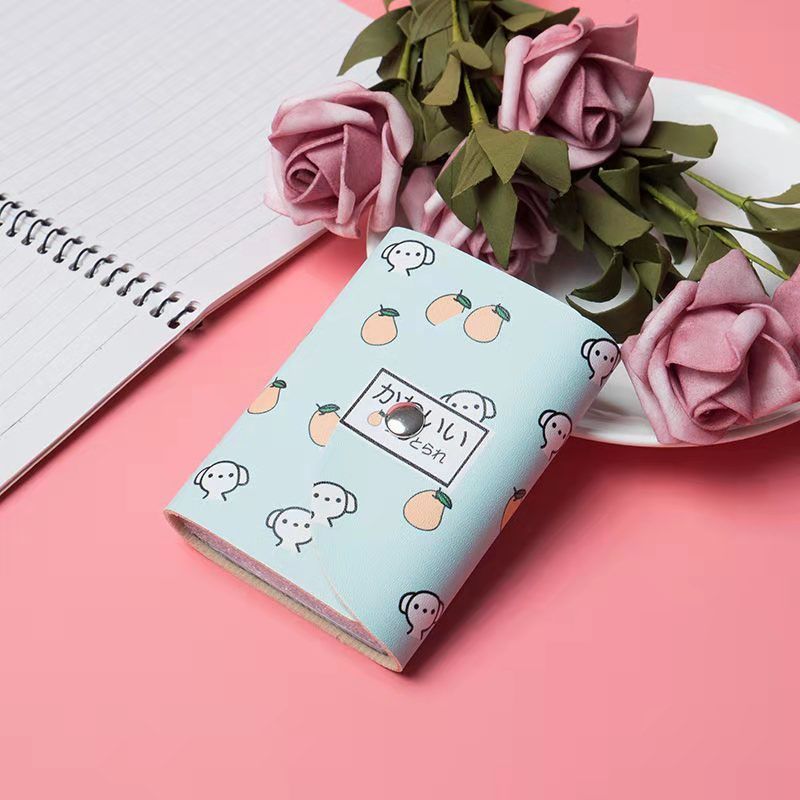 Cartoon Print RFID Credit Card Holder With 24 Card Slots