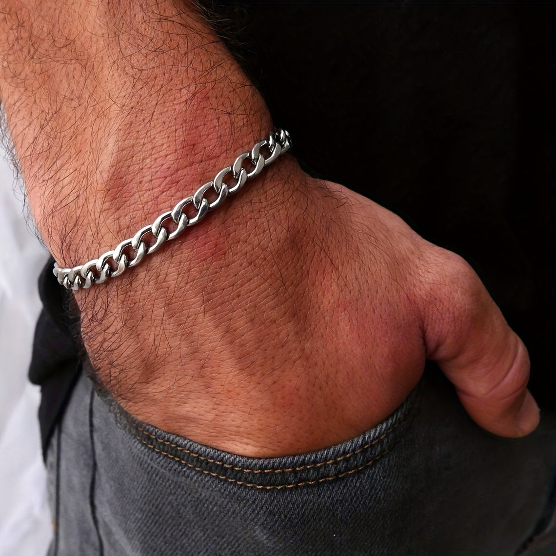 Stylish Cuban Bracelets for Grandson - Thoughtful Birthday Gift