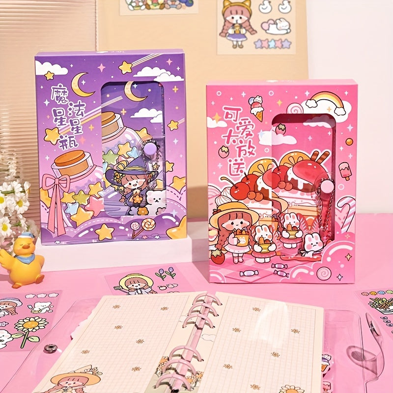 Transparent Diary Loose leaf Book Removable Journal Book Good Notepad