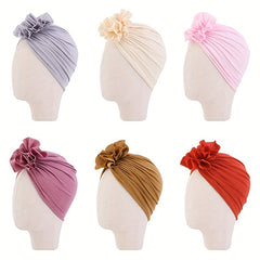 Flower Baby Hat Toddler Turban Infant Head Wraps Bonnet Beanie Cap