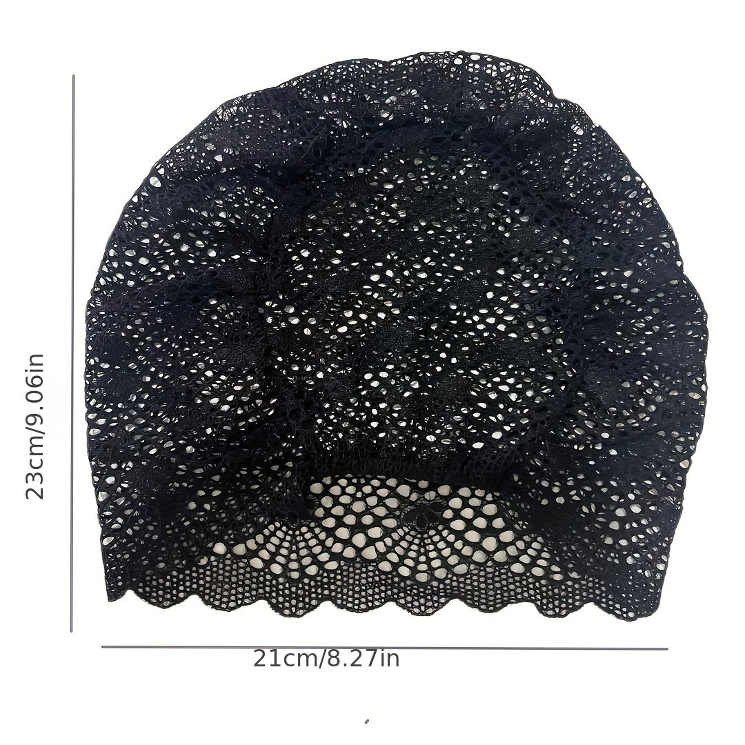 Hollow Out Lace Beanie Turban Cap Head Wrap Chemo Hats