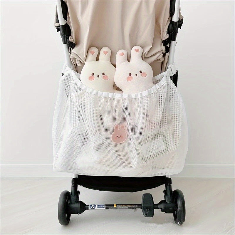 Stroller Storage Bag Large Capacity Mesh Material