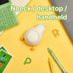Duck Hanging Neck Fan with 3 Wind Speeds