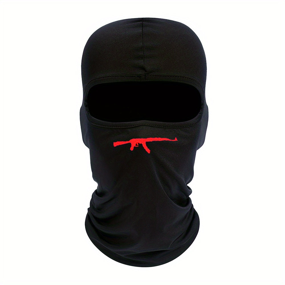 AK47 Print Mask Hood for Outdoor Riding Balaclava Hat