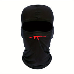 AK47 Print Mask Hood for Outdoor Riding Balaclava Hat