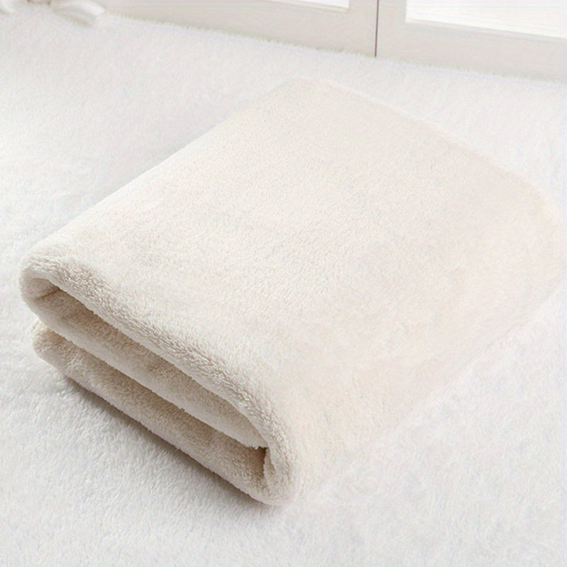 Coral Fleece Hand Towel Soft Absorbent Face Towel 80x34cm