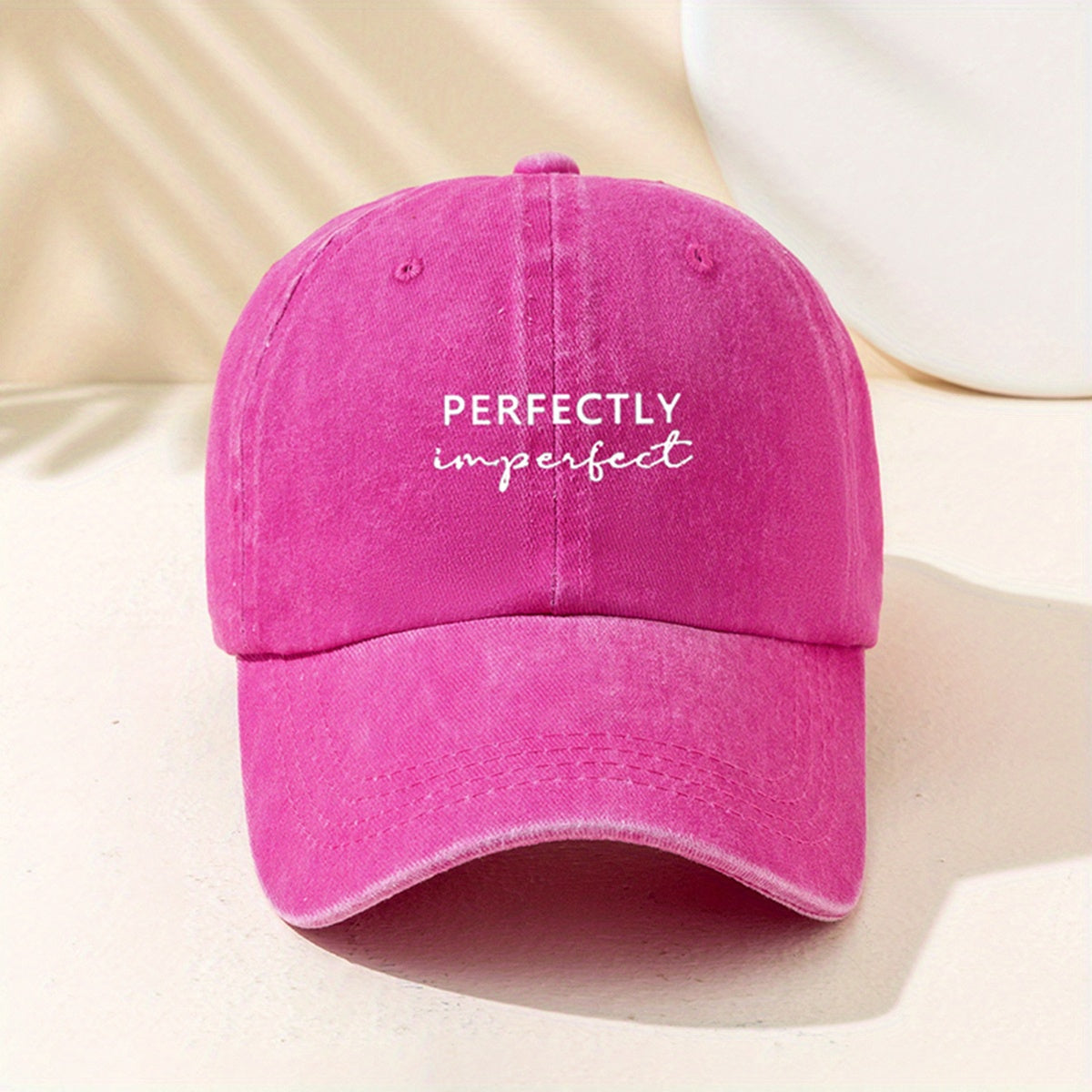 Distressed Vintage Baseball Cap Dad Hat Adjustable Sun Hat