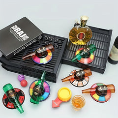 Wine Bottle Turntable Drinking Game Party Toy