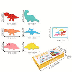 Dinosaur Animal Stack Height Toy Fun Balance Challenge Exercise