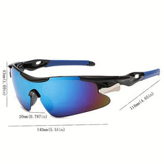 Durable Cycling Riding Glasses Windproof Sunglasses with Case