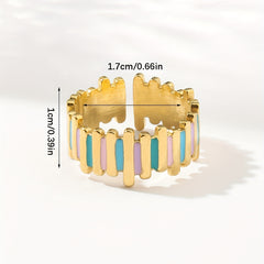 Stainless Steel Stylistic Ring W001