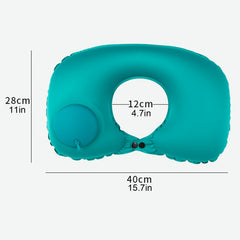 Inflatable Travel Pillow for Neck Support - Perfect for Travel & Office