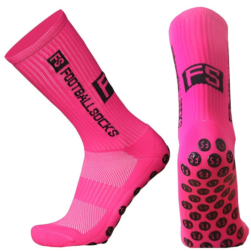 Athletic Socks Anti Slip Breathable Sweat Absorbing Sports Socks