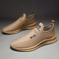 Men's Knit Slip On Casual Shoes Soft Sole Sneakers