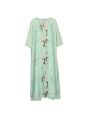  Floral Tank Dress & Cardigan Set