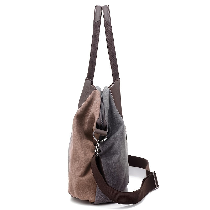 Thick Canvas Tote Bag Durable Shoulder Bag for Women