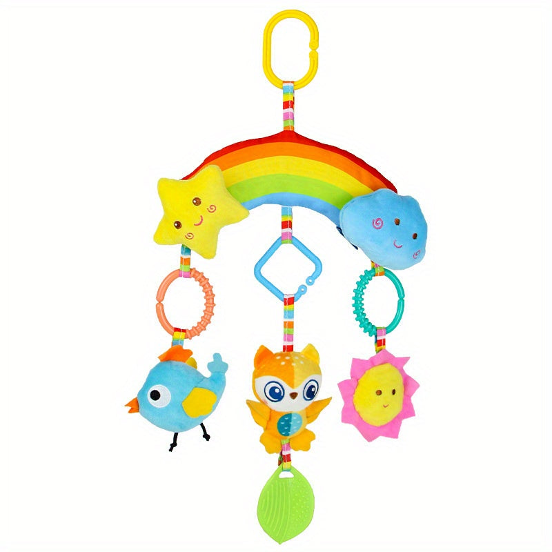 Rainbow Baby Crib Hanging Toy Stroller Pendant