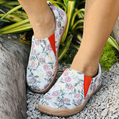 Women's Floral Slip On Lightweight Non slip Shoes