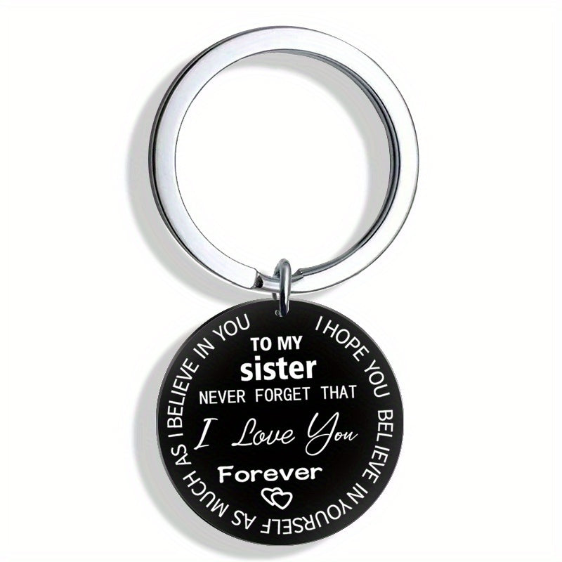 Sister Love Forever Acrylic Key Chain - From Brother
