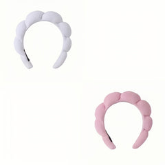 2pcs Sweet Sponge Headband Washing Face Hair Accessories