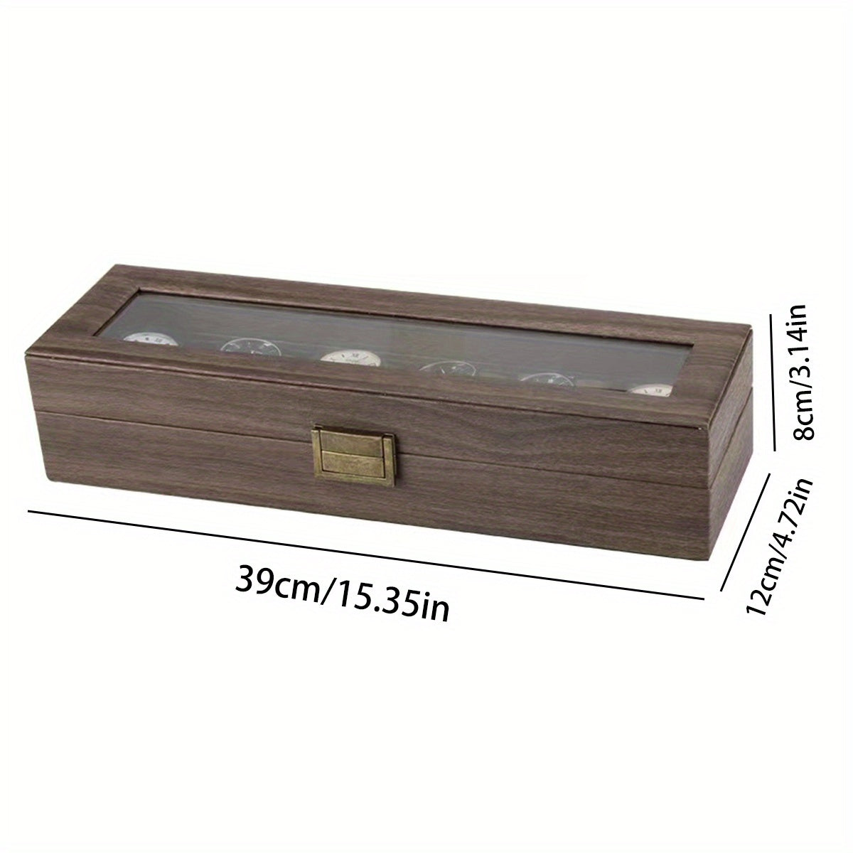 Retro Visible Sunroof Soft Pillow Watch Storage Box
