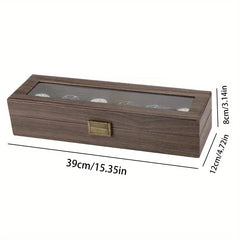 Retro Visible Sunroof Soft Pillow Watch Storage Box