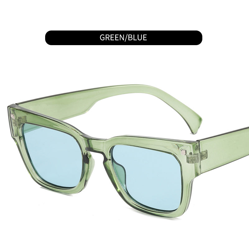 Vintage Glasses Unisex Frame Sunglasses for Women