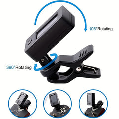 Clip On Digital Electronic Guitar Tuner Bass Ukulele Violin Mandolin Banjo