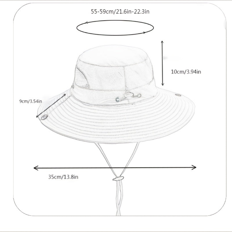 Breathable Head Mesh Hat Fisherman Summer Mountaineering Hat