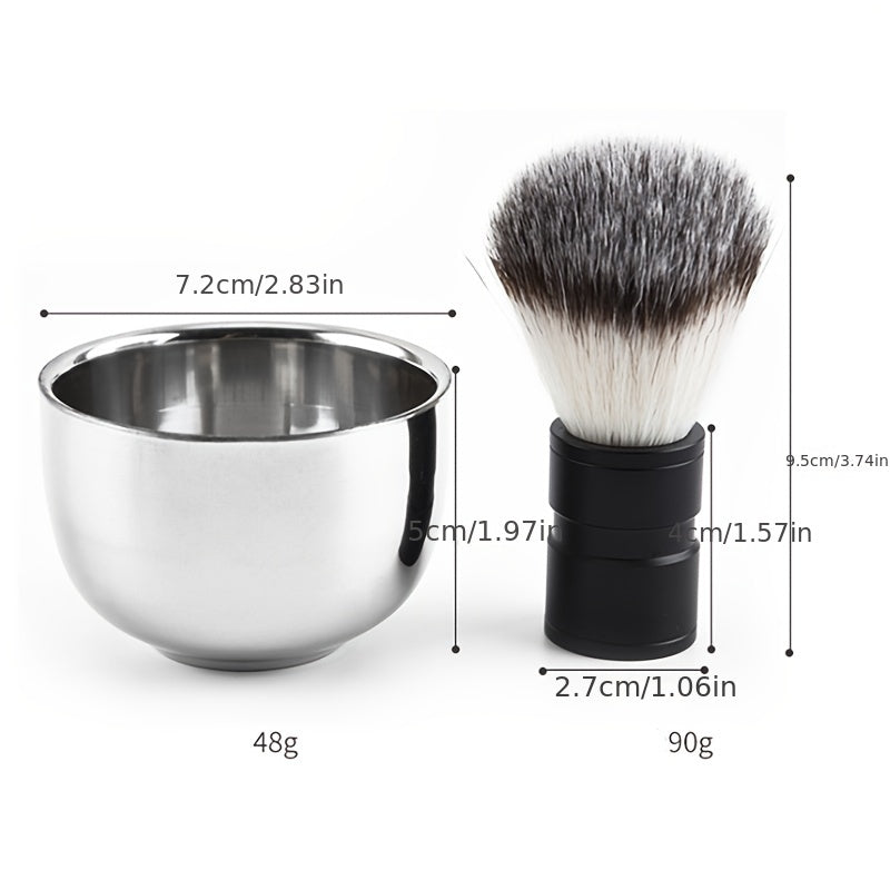 Men's Shaving Set with Bowl & Brush