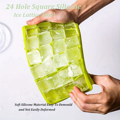 Silicone Ice Cube Tray for Cocktails and Beverages