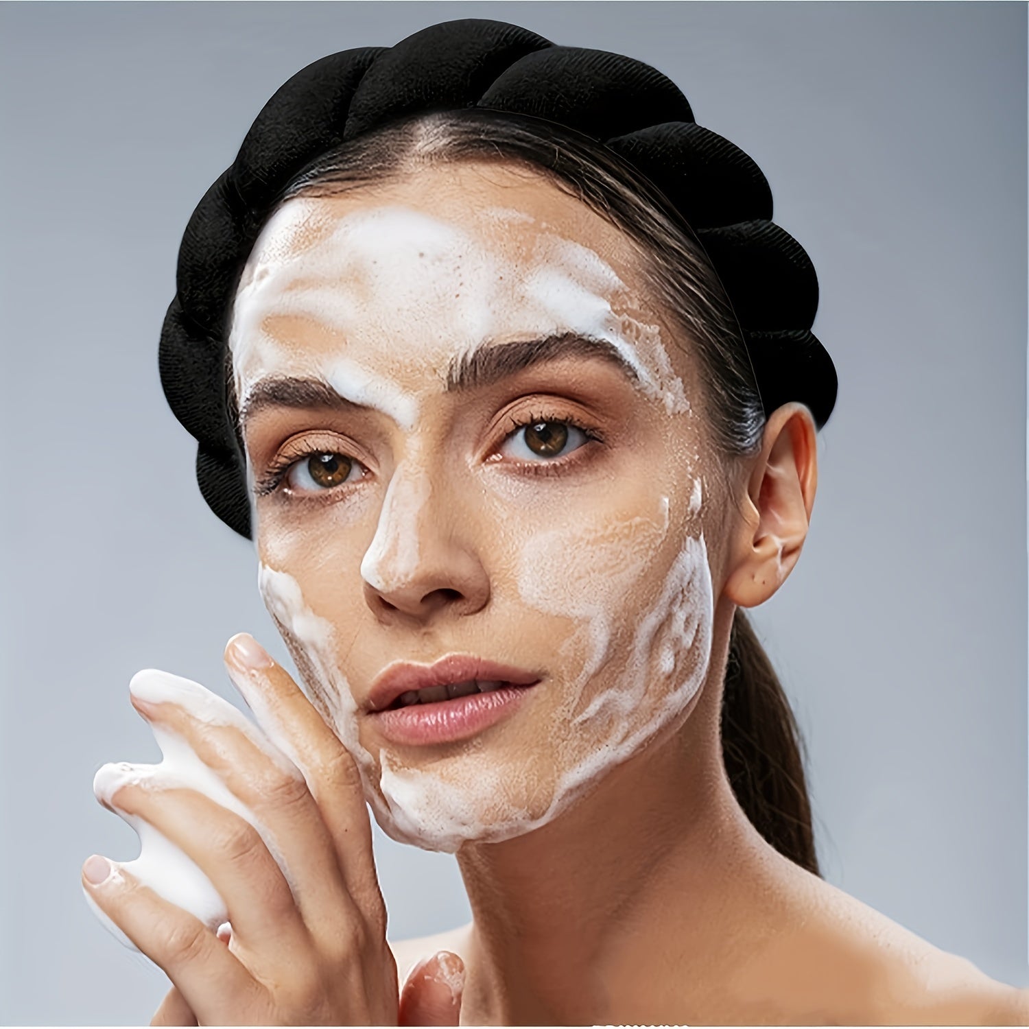 Soft Cloth Fabric Headband for Skincare Makeup Wear