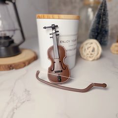 Durable Plastic Violin Prop for Home Decor