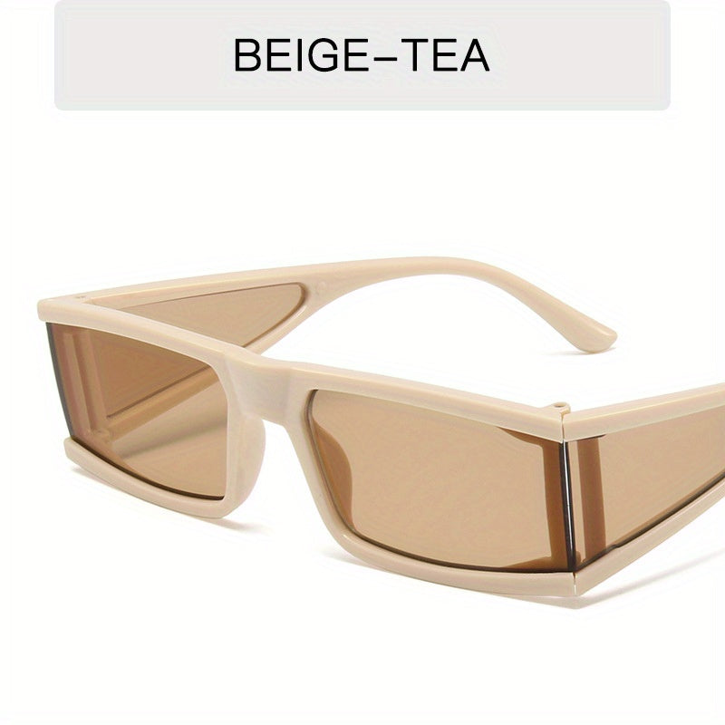 Y2K Futuristic Sunglasses Mirror Lens Glasses UV400