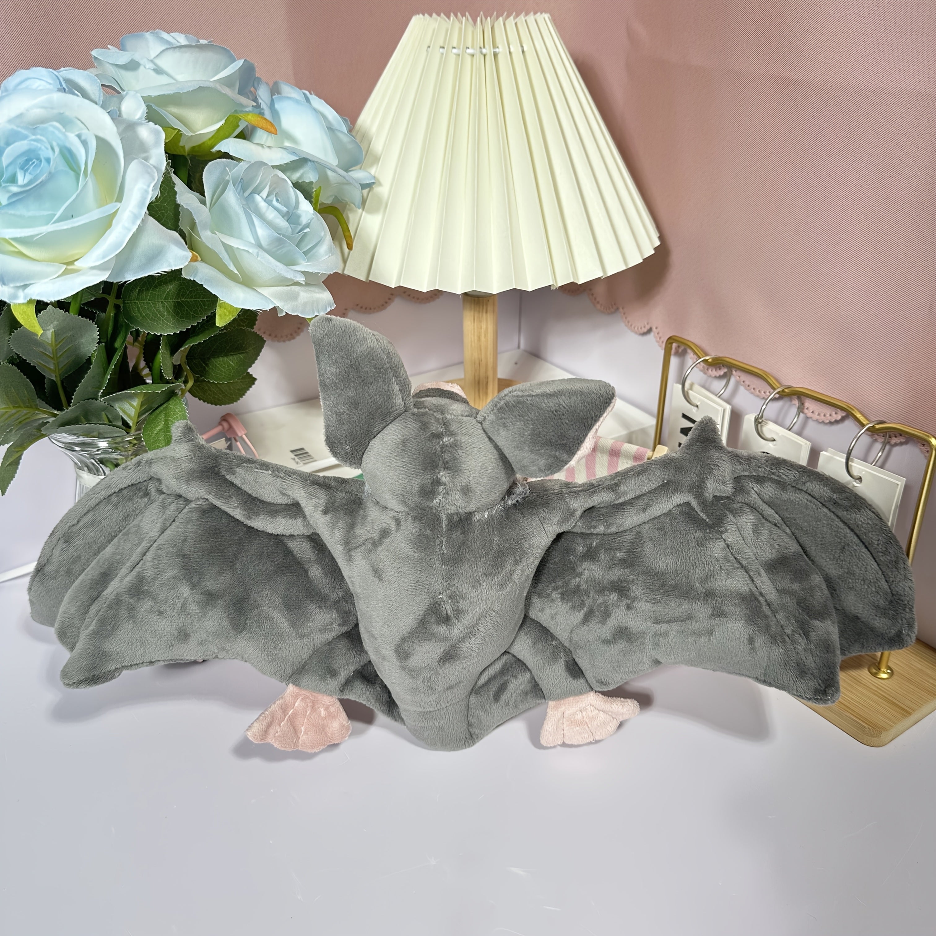 Simulated Bat Plush Toy Oversized Wingspan Soft Fabric